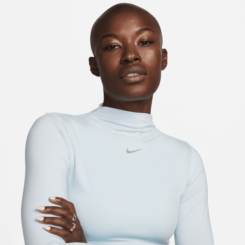 Nike One Dri-FIT Luxe Long-Sleeve Cropped Training Top FB5276-423 Women's NEW - Picture 3 of 6