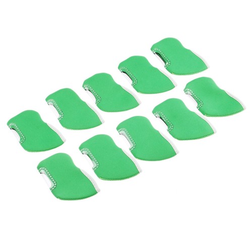 10Pcs/Set Golf Club Iron Head Covers Neoprene Protectors with Transparent Window - Picture 11 of 11