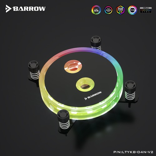Barrow CPU Wasserblock für Intel LGA115X 1200 1700 2011 X99 X299/AMD AM3 AM4 AM5 - Bild 4 von 18