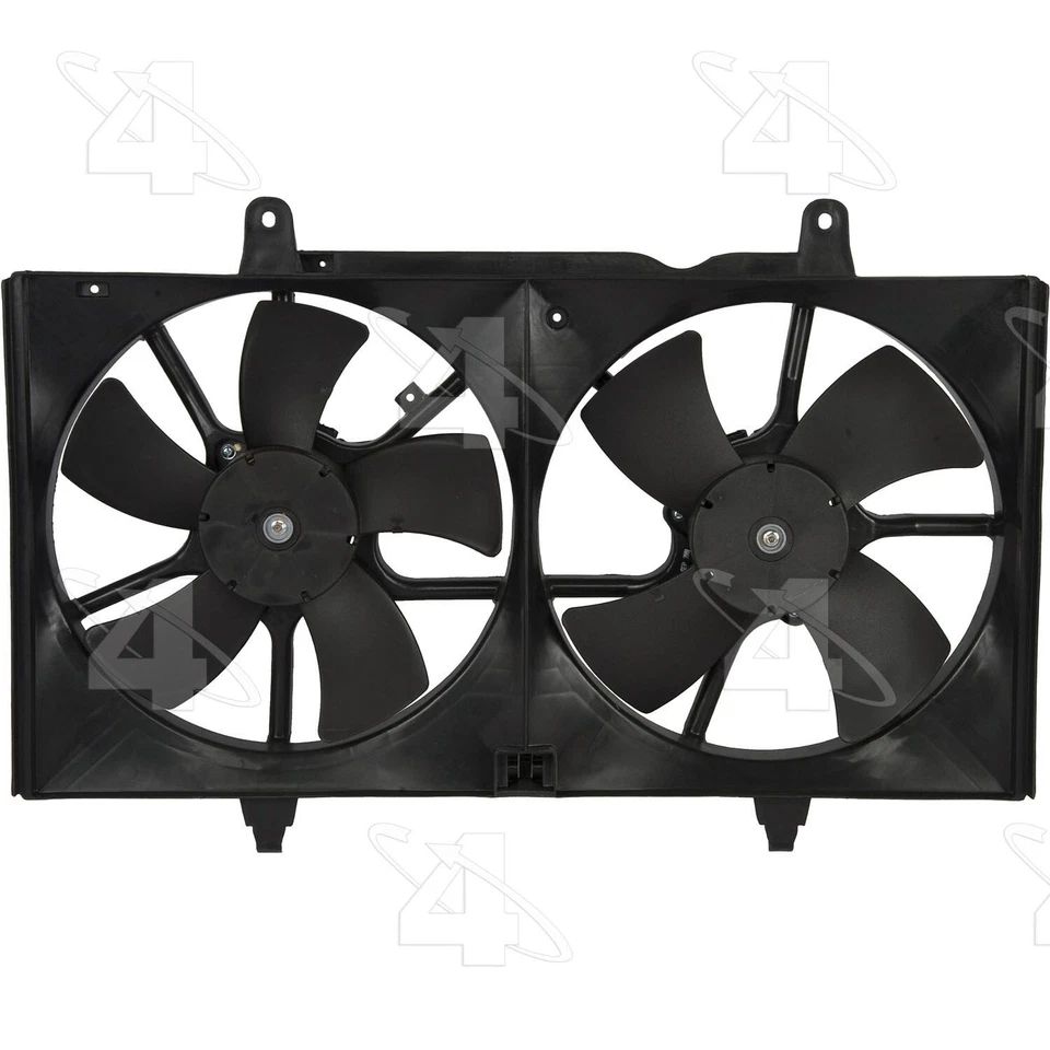 Conjunto de ventilador condensador y radiador doble para Nissan Máxima 2005-2008 4 estaciones Foto 3 de 3