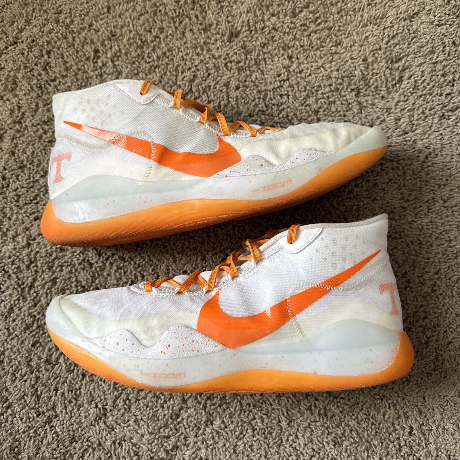 Nike Zoom Kd 12 Tennessee  Volunteer PE Sample Team Issued - Size 15