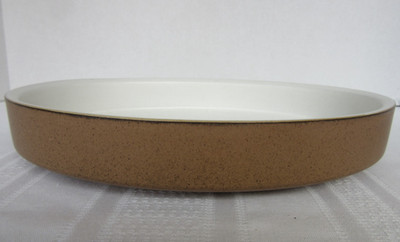 Vintage DENBY COTSWOLD Brown 11 1/2 Inch Oval Baking Dish