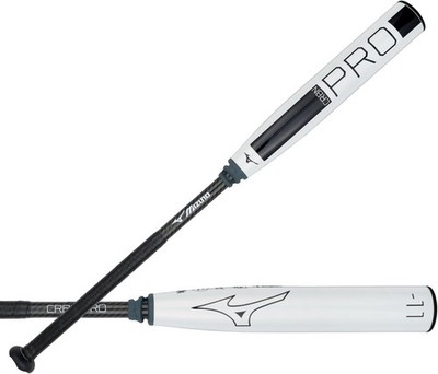 New Mizuno F25 CRBN PRO Fastpitch Softball Bat Carbon Fiber Pearl/Black