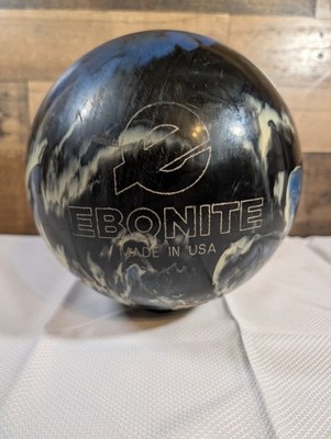 Ebonite Maxim Bowling Ball 15lb Black Blue White Swirl