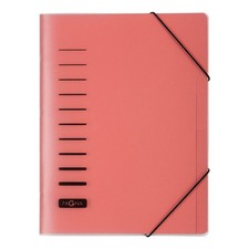 PAGNA Ordnungsmappen Ordnungsmappe PP 6tlg.Rot M.ECKSPANNGUMMI 320X245X3MM red P