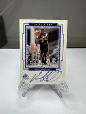 Upper Deck 1999 SP Top Prospects Vital Signs Venson Hamilton Autograph Nebraska