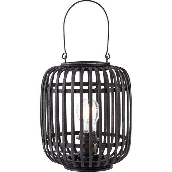 Brilliant Tischleuchte Woodrow Holz/Metall Holz/Schwarz 60W 27Cm-image