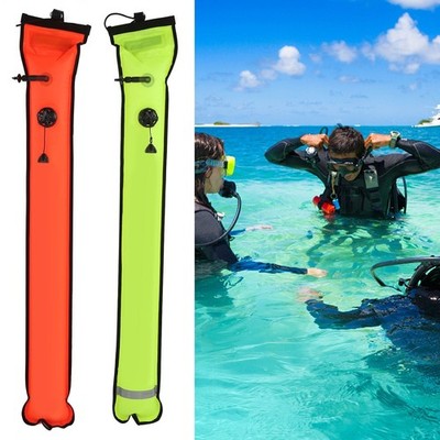 Diving Surface Marker Buoy Floating Diving Equipment Safety Gear InflatableStrip