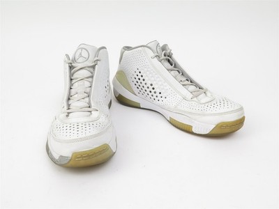 Jordan 2010 Team White Metallic Silver 415093-103 Men s Size 13