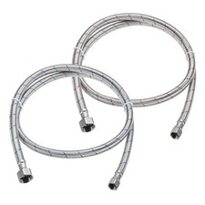 2-Pack 47" Faucet Hose Connector, 9/16" x G1/2 Female Thread Connector