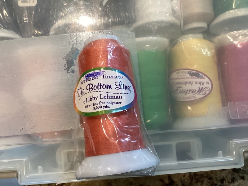 Superior Thread The Bottom Line - Peach - New in Wrapper - Peach #615