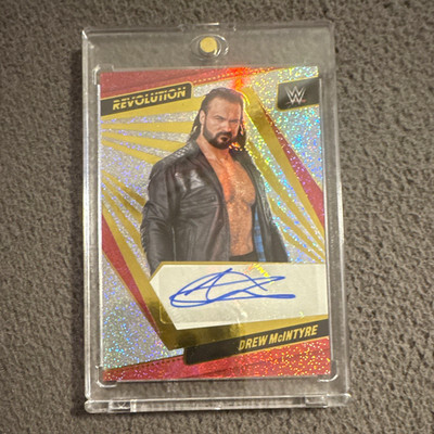 Panini 2022 Revolution WWE Drew McIntyre Auto Autographs #AG-DMC