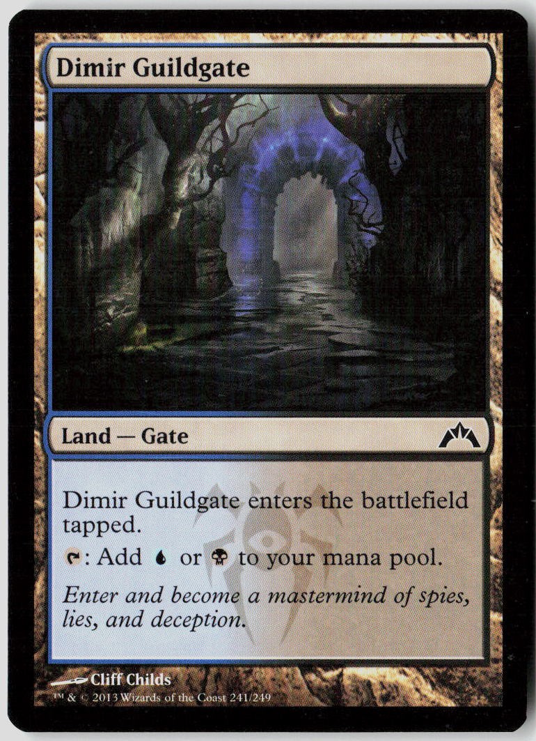 Magic - Dimir Guildgate Gatecrash [GTC - 241] NM Common