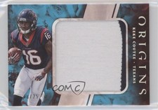 2018 Panini Origins Rookie Jumbo Jerseys Turquoise 18/25 Keke Coutee #RJJ-20 s7f