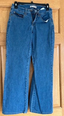 Lee Slender Secret Lower on the Waist Blue Jeans Women's Size 6, blue, inseam 27