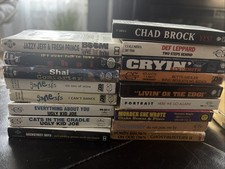 17 Pop/Rock/ Rap Cassette Single CASSINGLE Lot Bundle. All Tested