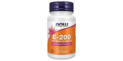 Vitamina E-200 con tocoferoli misti - 100 capsule molli