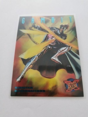1994 Fleer Ultra X-MEN SINISTER OBSERVATIONS #4 Gambit (4 of 10) Insert Single