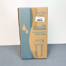 SimPure Whole House Water Filter Housing (DB10C), 10" x 4.5"