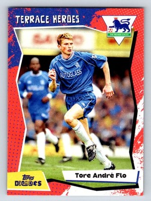 2025 TOPPS Decades 90s PL Tore Andre Flo Chelsea Terrace Heroes