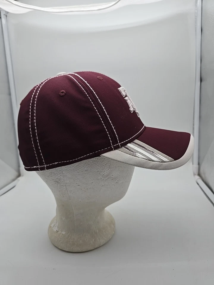 Adidas Texas A & M Aggies темно-бордовый боковой линии Climalite резинке шляпа крышка S/M - Изображение 4 из 4