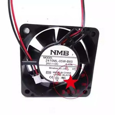 NMB 2410ML-05W-B60 6025 DC24V 0.17A 6CM 2-Pin Axial Cooling Fan