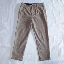 STILL BY HAND Beige Wool Slacks Trousers Size L - Excellent Condition
