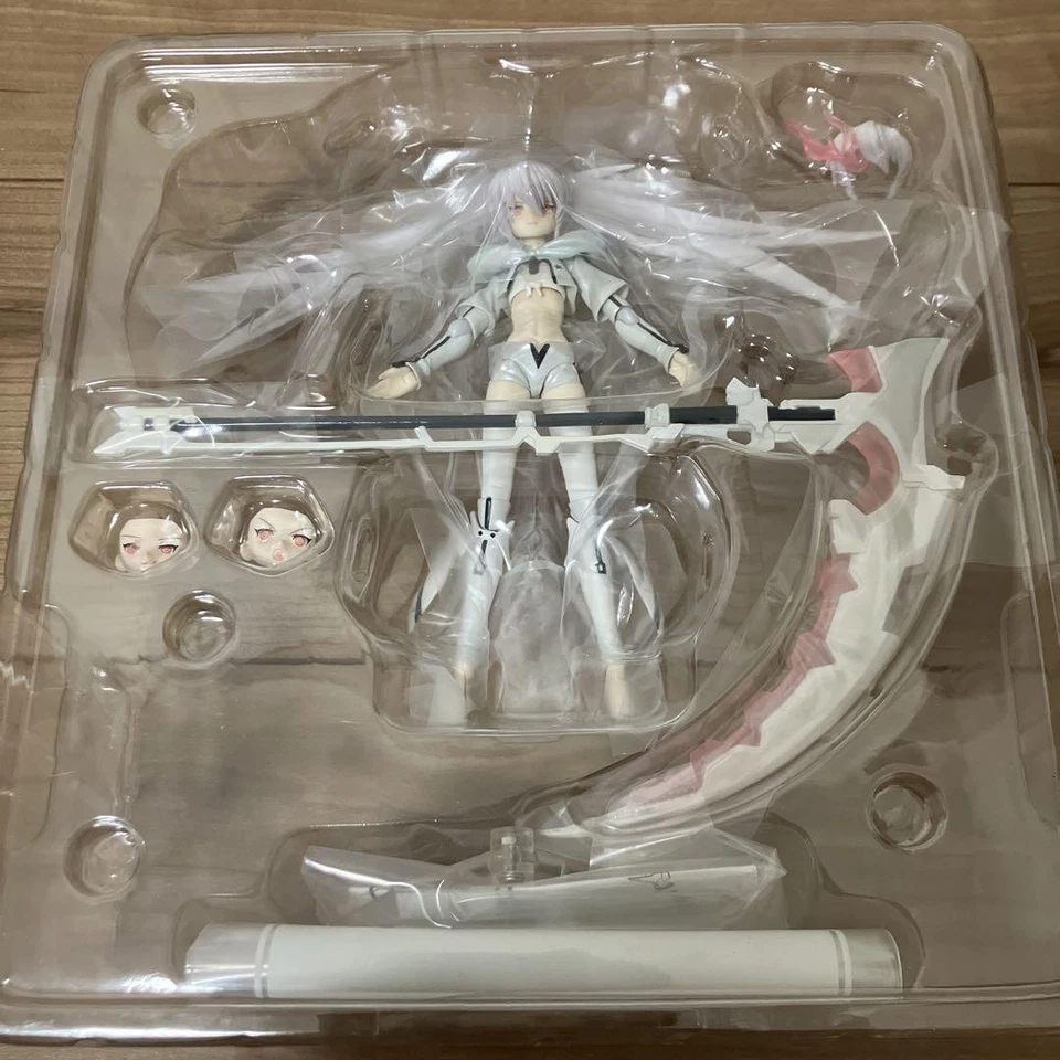 Black Rock Shooter Limited PSP White Premium Box with figma Figure Japan Import - Image 3 of 4