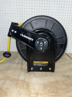 #ad #ad Husky 3 8 in. x 50 ft. Open Face Hybrid Hose Reel with Hose $59.99