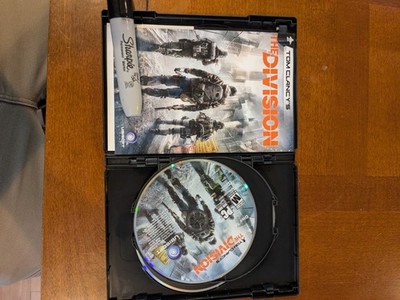 Tom Clancy's Division PC Case, manual, discs, Very nice condition