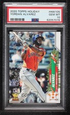 2020 Topps Holiday WalMart Mega Box Yordan Alvarez #HW105 PSA 10 GEM MT 0ly5