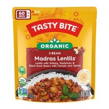 Lentilles Madras Bio 3 Haricots 10 Oz (Caisse De 6) Par Tasty Bite