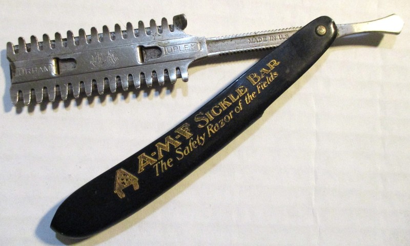 Antique/Vintage A.M.F. Sickle Bar The Safety Razor of the Fields