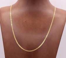 2mm Bismark Bizmark Chain Necklace 14K Yellow...