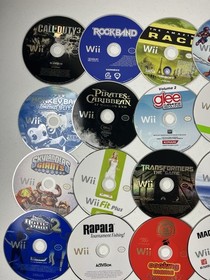 Video Game Lot of 120 Wii Xbox 360 PS2 PS3 Disc Only Untested Loose Scratched