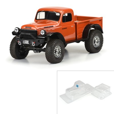 Pro-Line Racing 1946 Dodge Power Wagon Clear Body 12.3 WB Crawler PRO349900