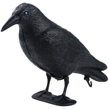 Weatherproof Plastic Crow Decoys - 3 Pack