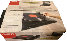 ION PROFILE Pro LP Turntable USB Vinyl Record Player MP3 MAC  PC NEW open box