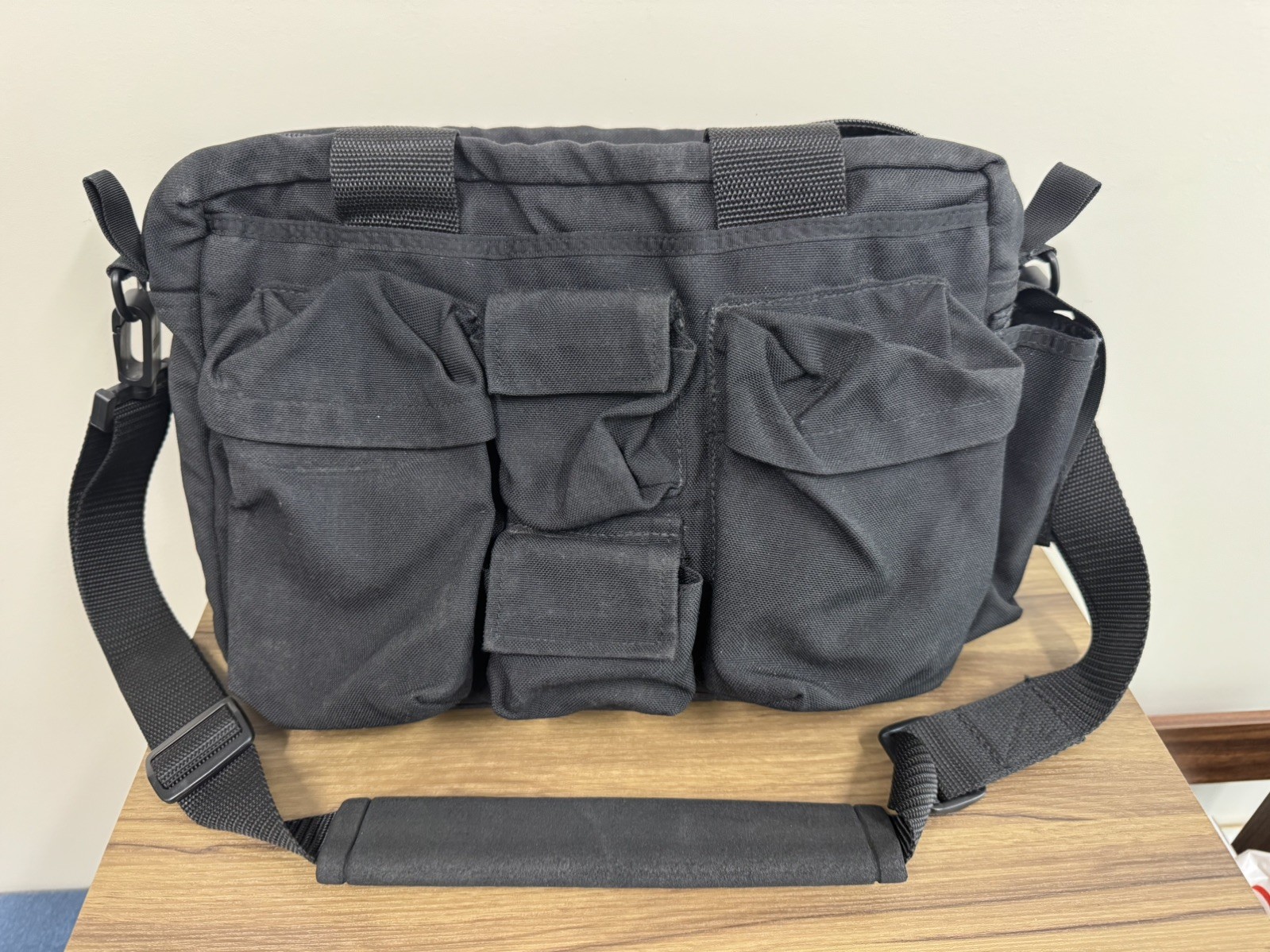 BPS Tactical Inc. Tactical Messenger Laptop Computer Bag With Adjustable Divider