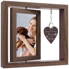 Pet Memorial Picture Frame for Loss of Dog, 4x6 Personalized Dog Memorial Fra...