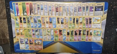 Pokemon Base Set COMPLETE SET Uncommon/Common WOTC 70 Card Lot MP-NM
