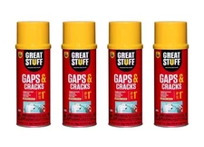 Great Stuff 12 Oz. Gaps and Cracks Insulating Spray Foam Sealant (4 pack)