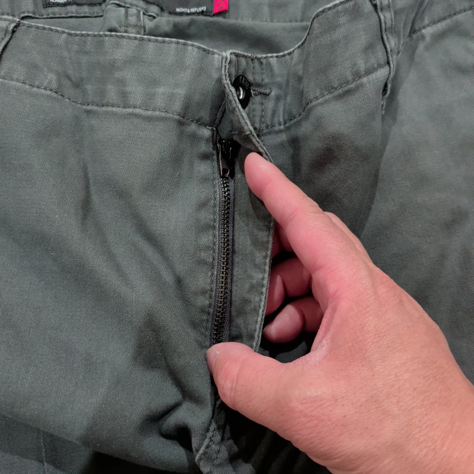 Pantalones Kr3w Krew Para Hombre 36x31 K Delgados Número 11 Patinador Frente Plano Elastizados K45612 Foto 3 de 4