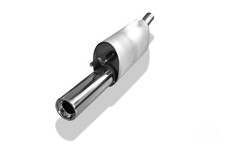 FOX Sportauspuff Opel Corsa A-CC, Bj. 1983-1993, 1x90mm rund