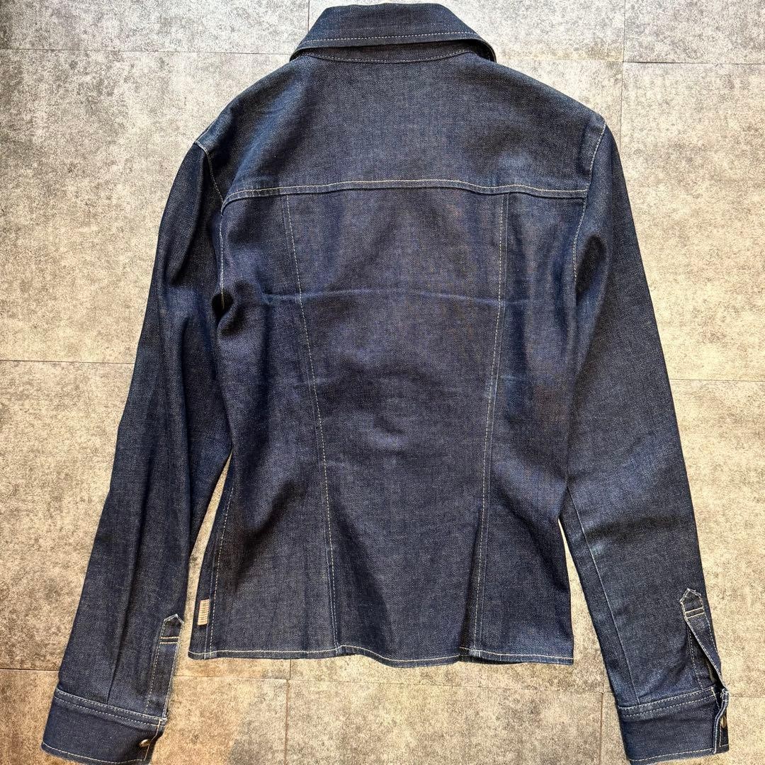 [Excellent Condition] Burberry Blue Label Nova Check Button Denim Shirt Jacket thumbnail 17