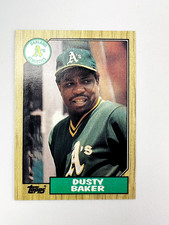 1987 Topps - Dusty Baker #565 Oakland Athletics