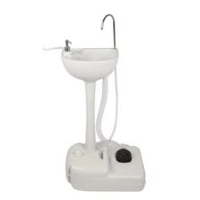 Portable Wash Station with Wheels Garden Camping Washing Station Hand Wash Basin