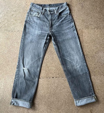 Levi's 502 Black denim w30 Made in Japan 2006 100 cotton limited From JAPAN  