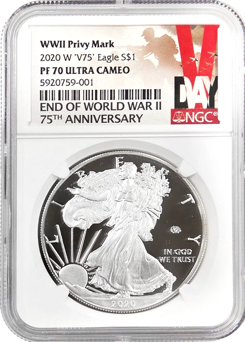 American Eagle PR 70 Graded 2020 Silver Bullion Coins for sale | eBay
