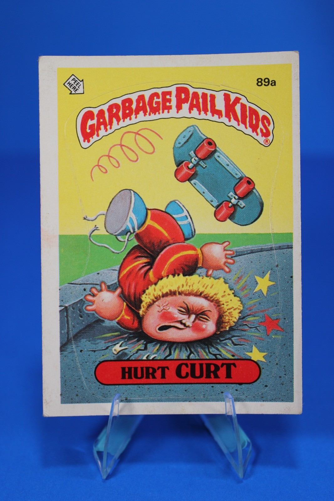 1986 Topps Garbage Pail Kids Card GPK Third Series 3 OS3 89a Hurt Curt